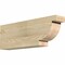 Ekena Millwork Alpine Rough Sawn Rafter Tail, Douglas Fir, 4"W x 8"H x 24"L RFT04X08X24ALP00RDF - alternate 1
